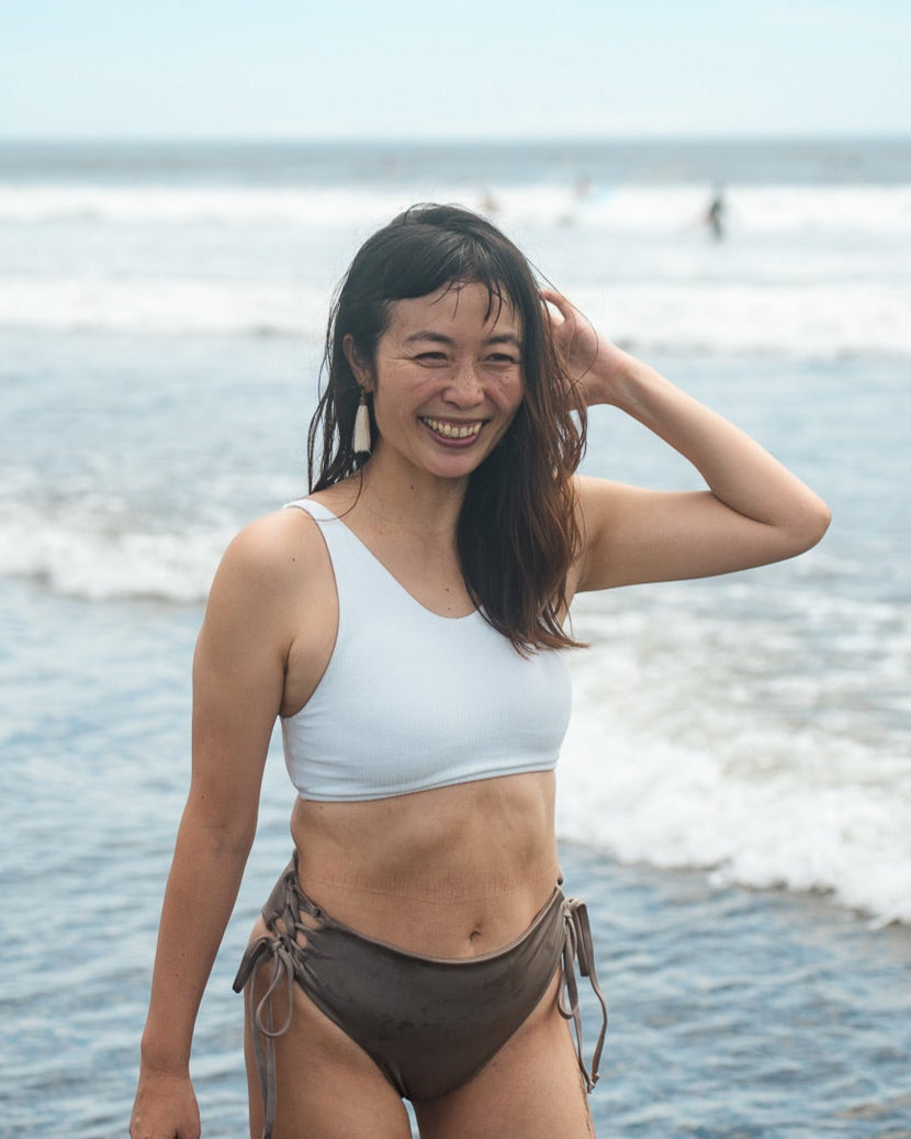 Dahlia Tops / Off white|ビキニトップ