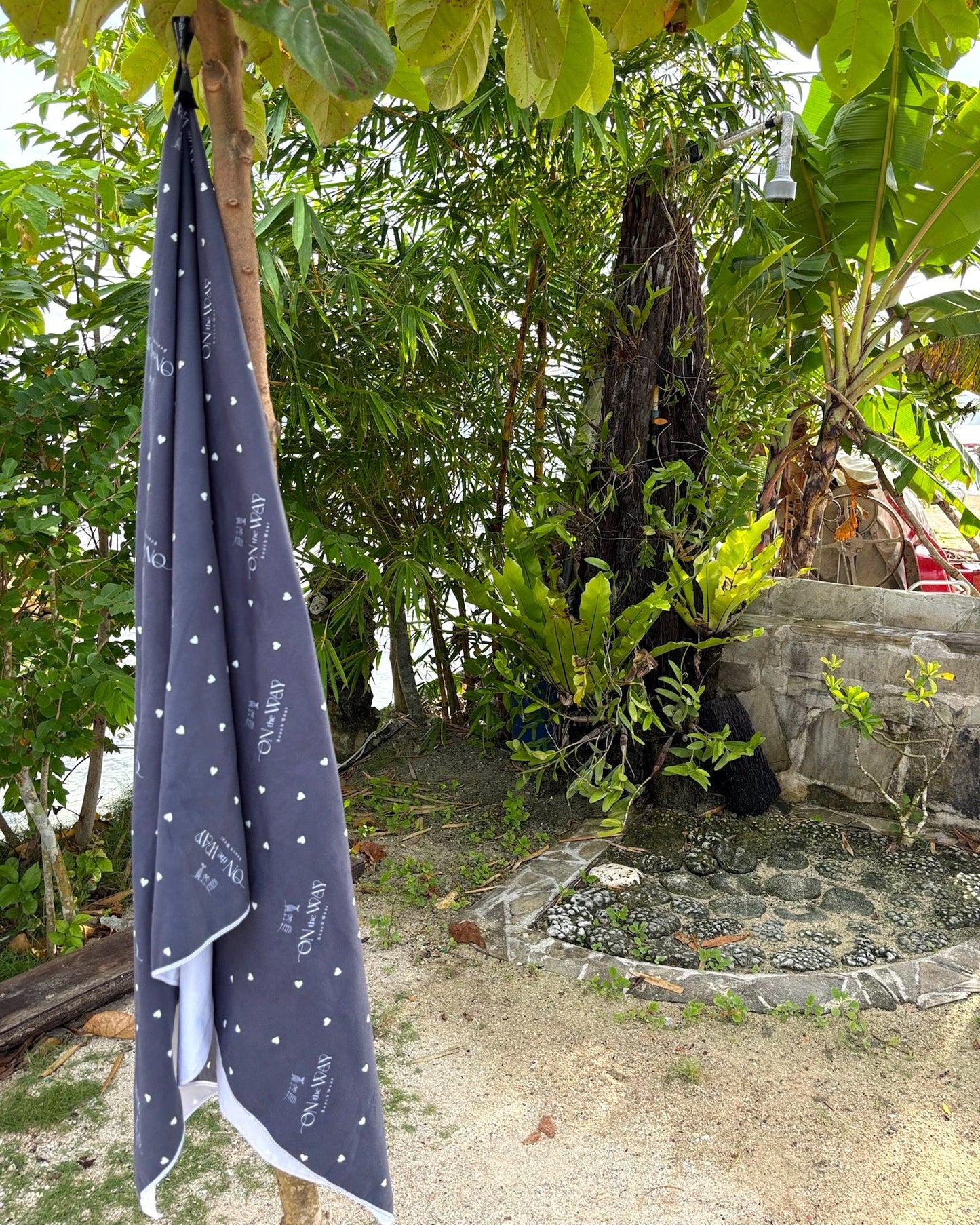 Beach Towel / Striped & Navy|ビーチタオル