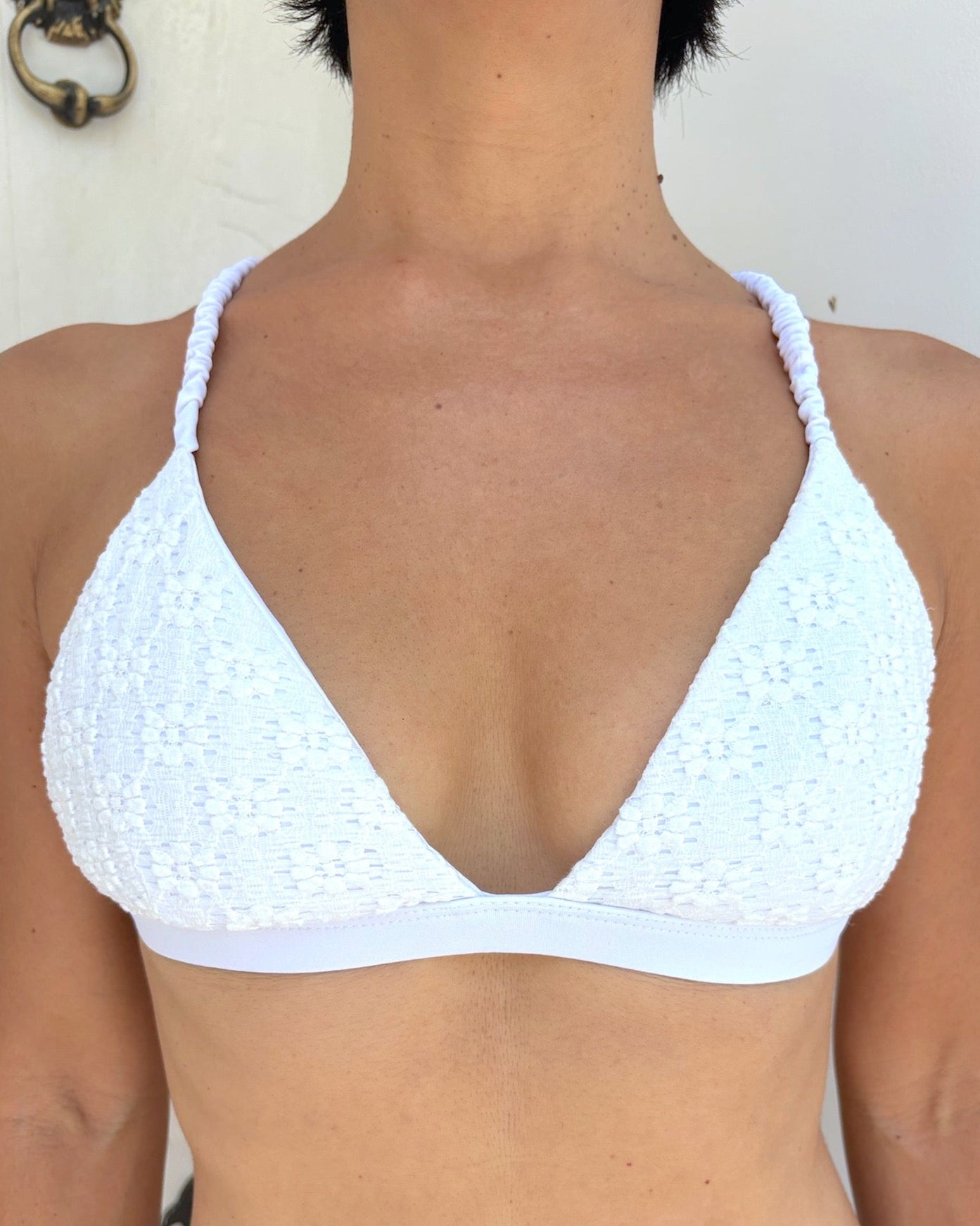 Cosmos Tops / Purple & White|ビキニトップ