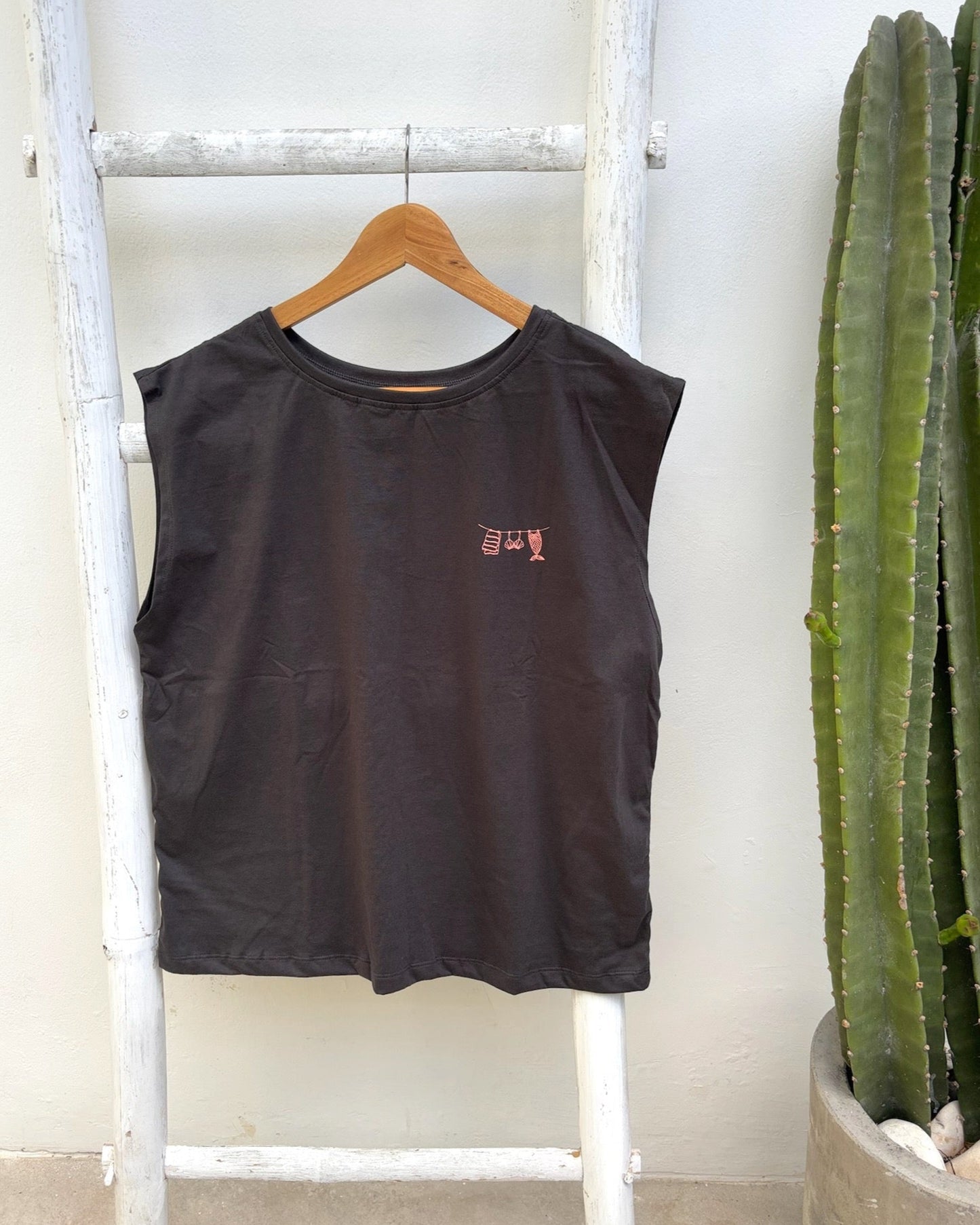ON the WAY T-shirt / Charcoal Black|Tシャツ