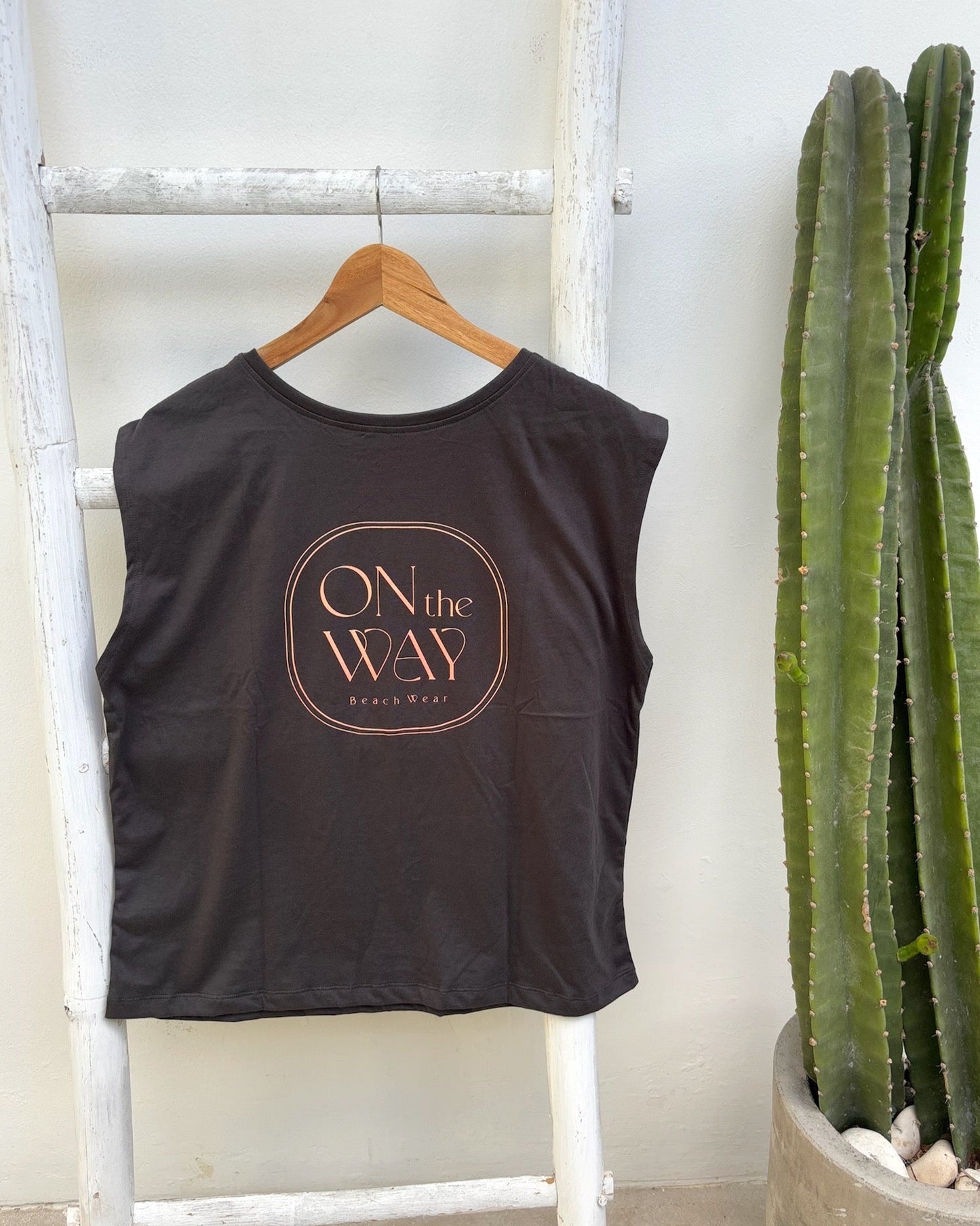ON the WAY T-shirt / Charcoal Black|Tシャツ