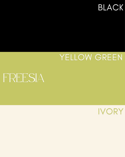 Freesia Tops / Ivory & Black｜ビキニトップ