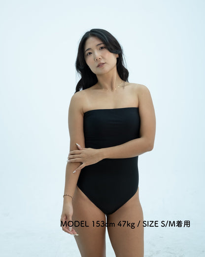 CAPRI 2WAY Bandeau One Piece/カプリ 2WAYベアトップワンピース水着