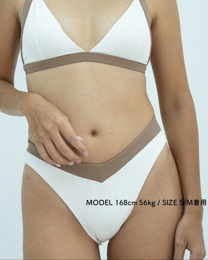 MIMOSA Sculpt Bikini Top/ミモザ バイカラースカルプトビキニトップ