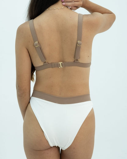 MIMOSA Sculpt Bikini Top/ミモザ バイカラースカルプトビキニトップ