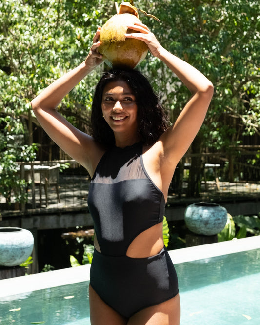 DAISY American Sleeve One Piece/デイジー アメリカンスリーブデザインワンピース水着