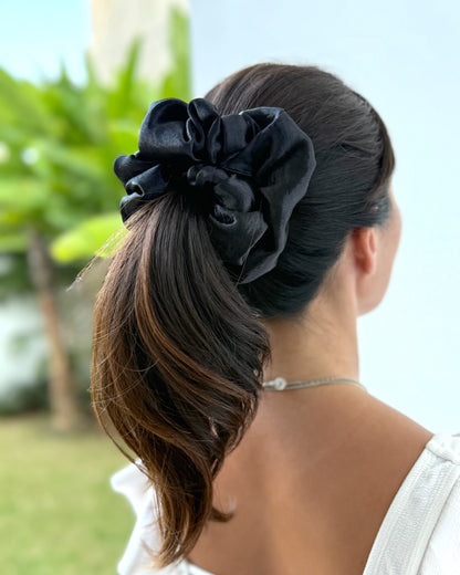 Scrunchie / Black & Pink & Chocolate｜シュシュ